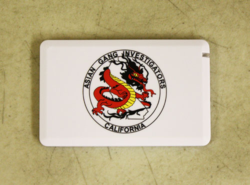 Business Card Custom USB Flash Drives with Law Enforcement Logo