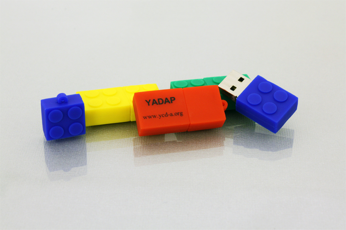 Lego Shaped USB drives printed or logo molding