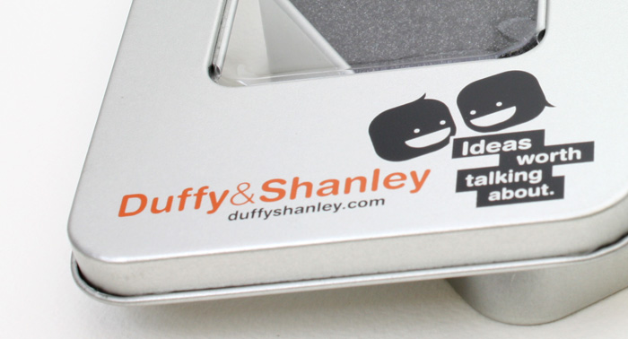 Duffy & Shanley Custom SWM Flash Drive Order.